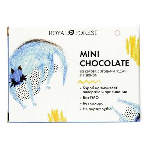 Шоколад Royal Forest из кэроба с ягодами годжи и изюмом 30г в Башнефть
