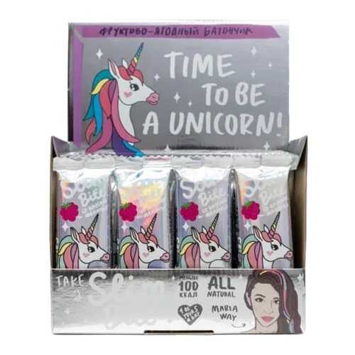 Батончик Фруктово-ягодный Bite Slim Unicorn Малина 30 штук по 30 гр в Башнефть