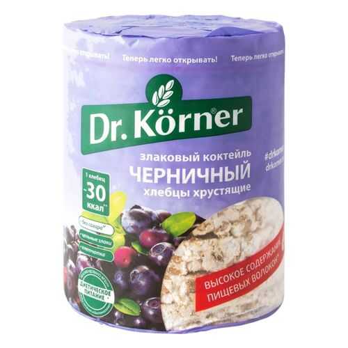 Хлебцы хрустящие Dr.Kоrner злаковый коктейль черничный 100 г в Башнефть