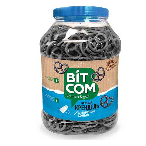 Крендель Bitcom черный морская соль банка 450гр*1 шт в Башнефть