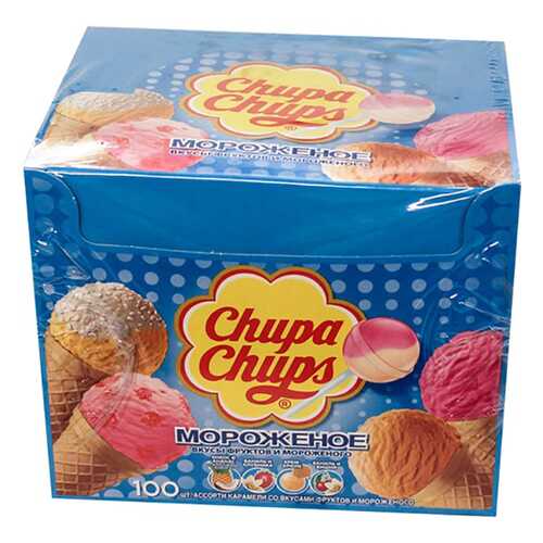 Карамель Chupa Chups мороженное ассорти 12 г 100 штук в Башнефть