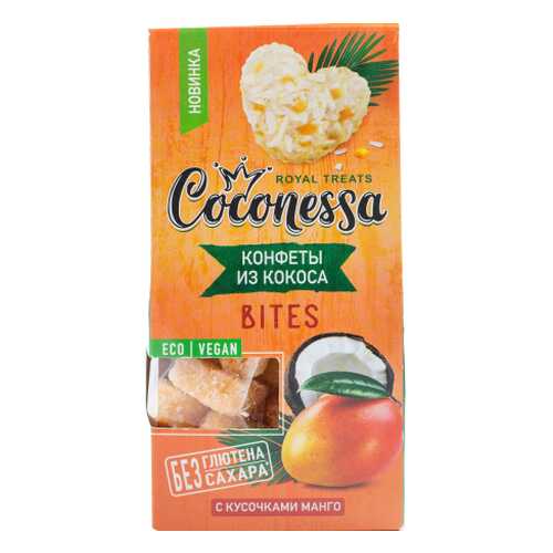 Конфеты Coconessa кокосовые с кусочками манго 90 г в Башнефть