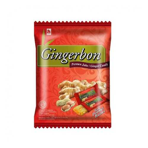 Конфеты имбирные GingerBon с арахисом, жевательные 125 г в Башнефть