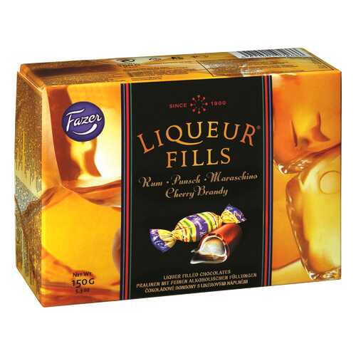 Конфеты шоколадные Liqueur Fills с ликером 150 г в Башнефть
