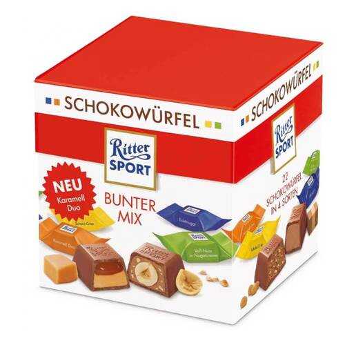 Набор конфет Ritter Sport Schokowurfel Микс 176г в Башнефть