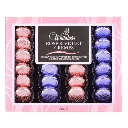 Набор шоколадных конфет Whitakers Chocolates со вкусом розы и фиалки 200 г в Башнефть