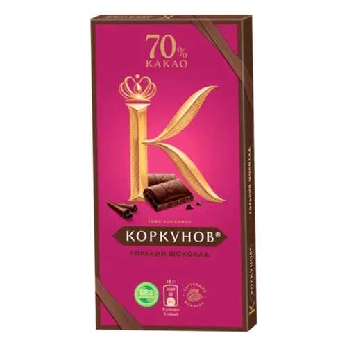 Шоколад горький А. Коркунов 70% 90 г в Башнефть