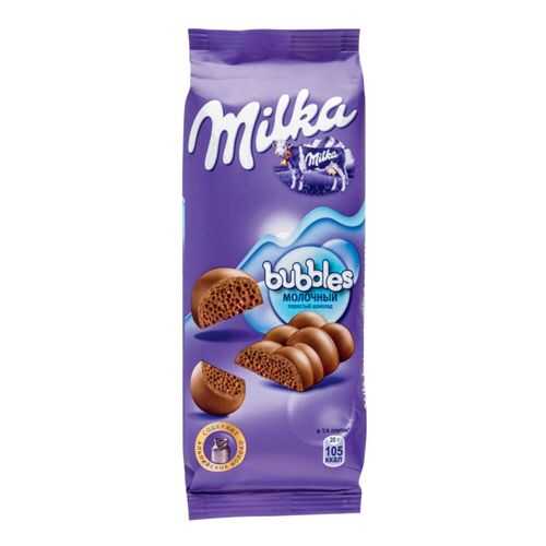 Шоколад молочный пористый Milka bubbles 80 г в Башнефть