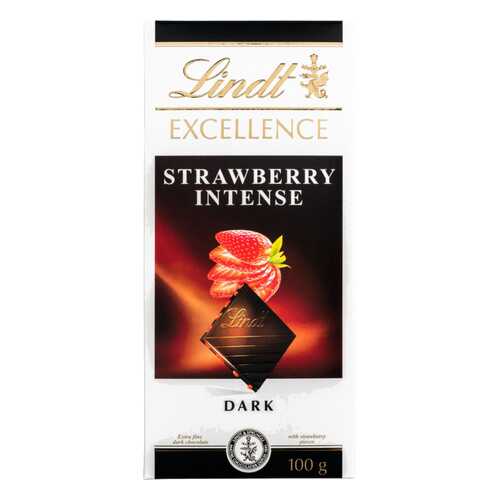 Шоколад темный Lindt excellence клубника 100 г в Башнефть
