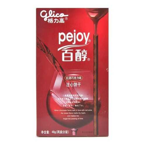 Палочки Glico Pocky красное вино и шоколад 48 г в Башнефть