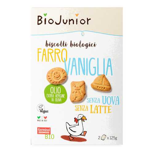 Печенье BioJunior из спельты с ванилью bio 250 г в Башнефть