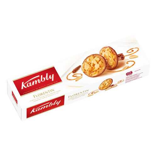 Печенье Kambly Butterfly Florentin с миндалем в карамели 100г в Башнефть