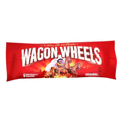 Печенье Wagon wheels original с суфле покрытое глазурью с ароматом шоколада 216 г в Башнефть