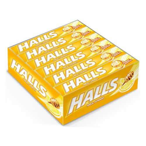 Карамель Halls мед лимон 12 шт в Башнефть