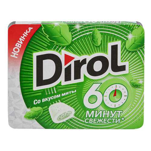 Жевательная резинка Dirol мята 16 г в Башнефть