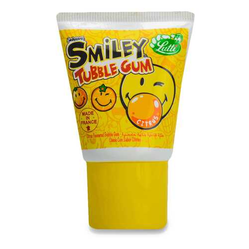 Жевательная резинка Lutti Tubble Gum Smiley (Citruc) 35г Франция в Башнефть