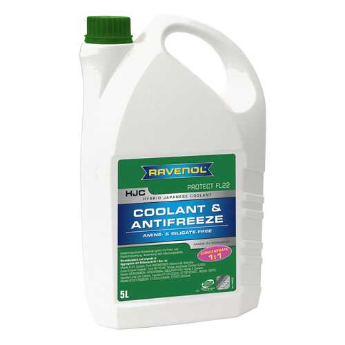 Антифриз RAVENOL G12+ зеленый концентрат 5л в Башнефть