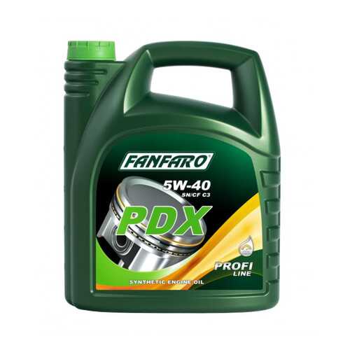 6705 FANFARO PDX 5W-40 4 л. Синтетическое моторное масло в Башнефть