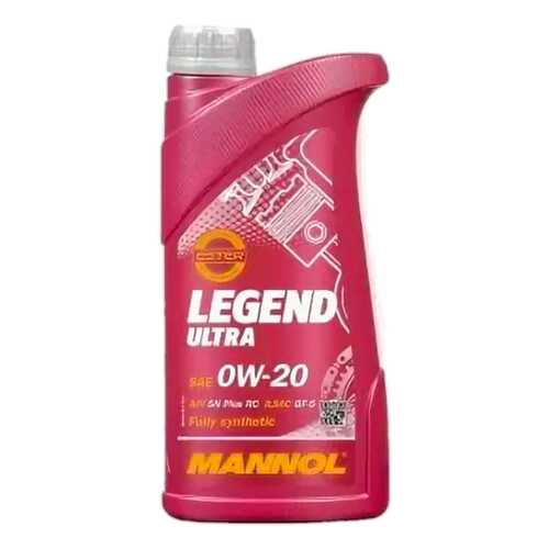 7918 MANNOL LEGEND ULTRA 0W20 4 л. синтетическое моторное масло 0W-20 в Башнефть