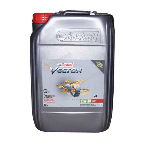 CASTROL 15BA41 Масло моторное Vecton 10W-40 E4/E7 20 л. гр.упак. 1 шт. в Башнефть