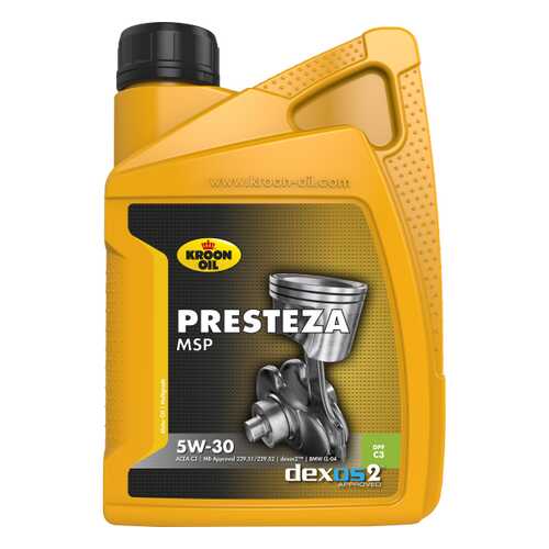 KROON OIL Масло Моторное Presteza Msp 5w30 1l в Башнефть