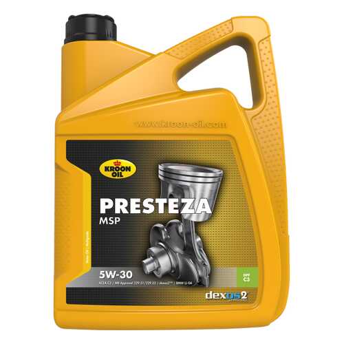 KROON OIL Масло Моторное Presteza Msp 5w30 5l в Башнефть