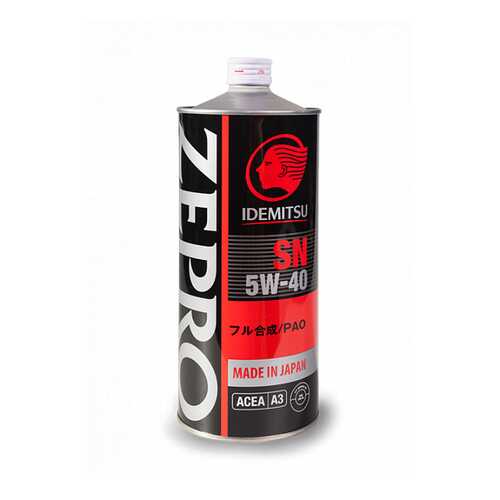 Масло Моторное Idemitsu Zepro Racing Sn 5w-40 1l IDEMITSU арт. 3585054 в Башнефть