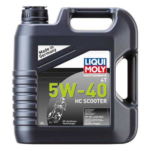Масло моторное Liqui moly Motorbike 4T HC Scooter 5W-40 4л в Башнефть