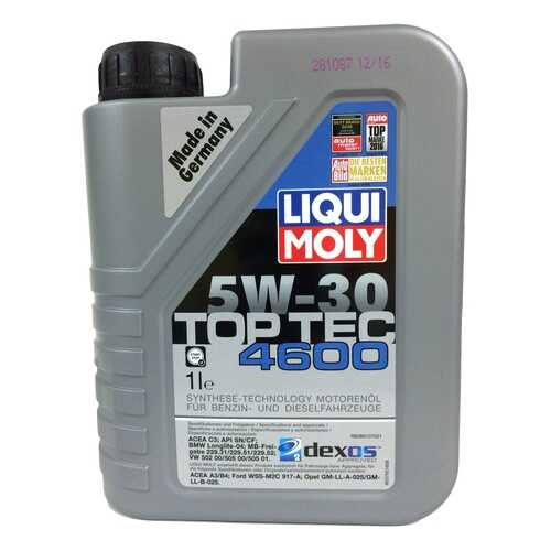 Масло Моторное Liqui Moly Top Тес 4600 5w-30, 5 1l Liqui moly арт. 23162315 в Башнефть
