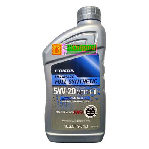 Масло Моторное Синтетическое 946мл - 5w20 Ultimate Full Synthetic (Sn, Gf-5) HONDA арт. 87 в Башнефть