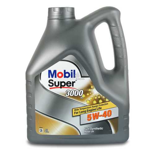 Mobil Super 3000 X1 5w-40, Масло Моторное Синтетическое 5w40 4 Л. Mobil арт. 505510744393 в Башнефть