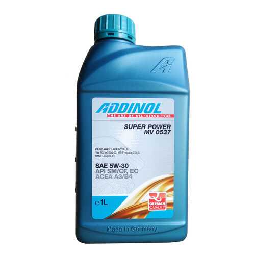 Моторное масло Addinol Mega Power MV 0538 5W-30 5л в Башнефть