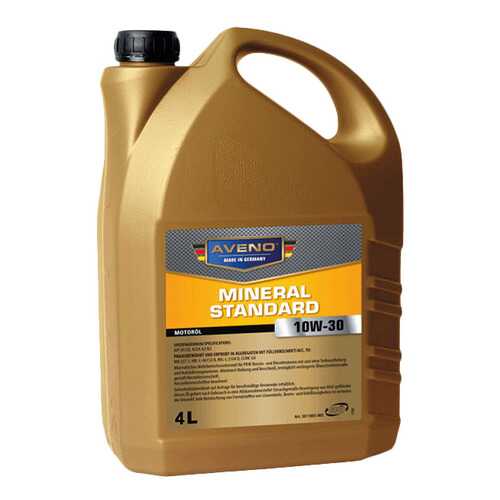 Моторное масло Aveno Mineral Standard 10W-30 4л в Башнефть
