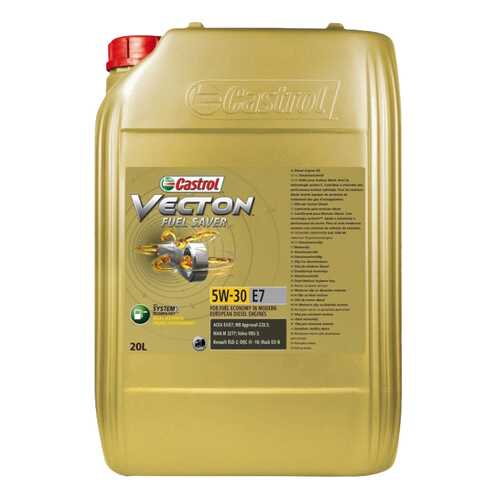Моторное масло Castrol Vecton Fuel Saver 5W-30 20л E7 в Башнефть