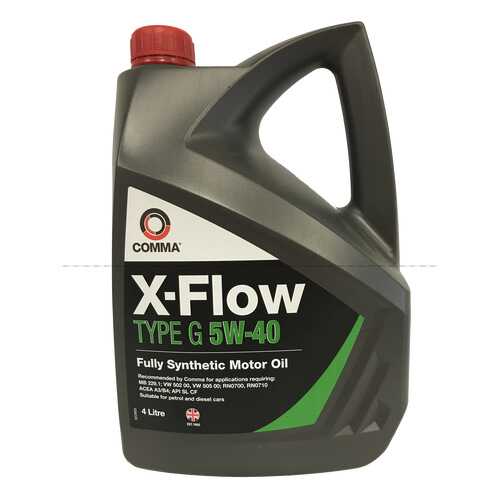 Моторное масло Comma x-Flow type g 5W-40 4л в Башнефть