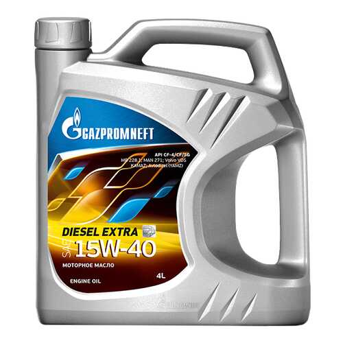 Моторное масло Gazpromneft Diesel Extra 15W-40 4л в Башнефть