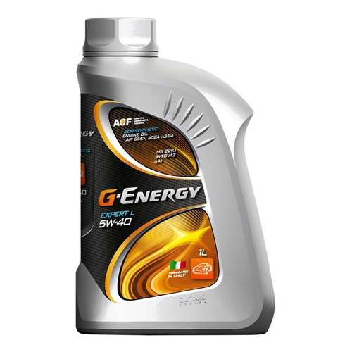 Моторное масло Gazpromneft G-Energy Expert L 5W-40 1л в Башнефть