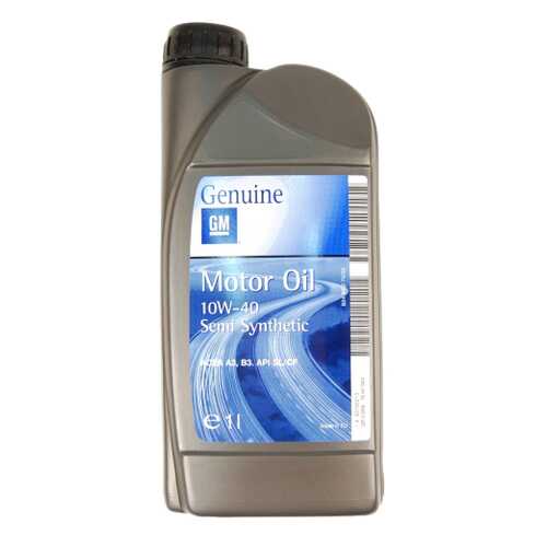 Моторное масло General Motors Semi Synthetic 10W-40 1л в Башнефть