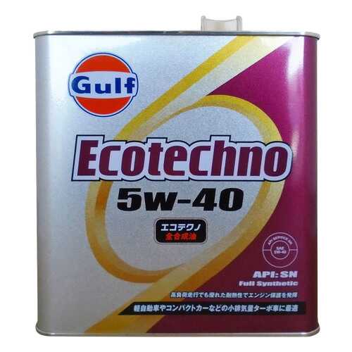 Моторное масло Gulf Ecotechno 5W-40 3л в Башнефть