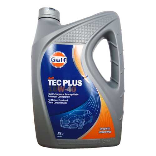 Моторное масло Gulf Tес Plus 10W-40 5л в Башнефть