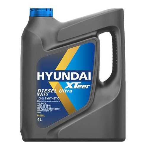 Моторное масло Hyundai-KIA Diesel Ultra 5W-30 4л в Башнефть