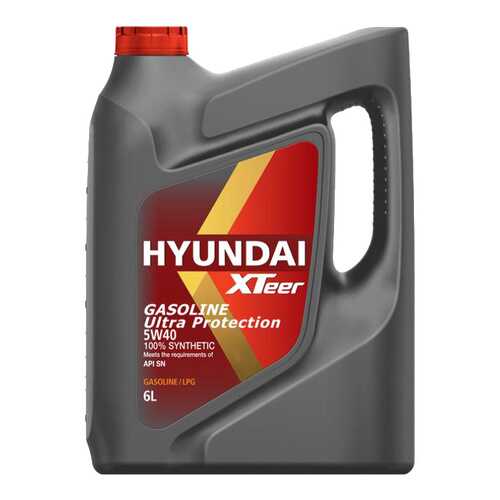 Моторное масло Hyundai-KIA Gasoline Ultra Protection 5W-40 6л в Башнефть