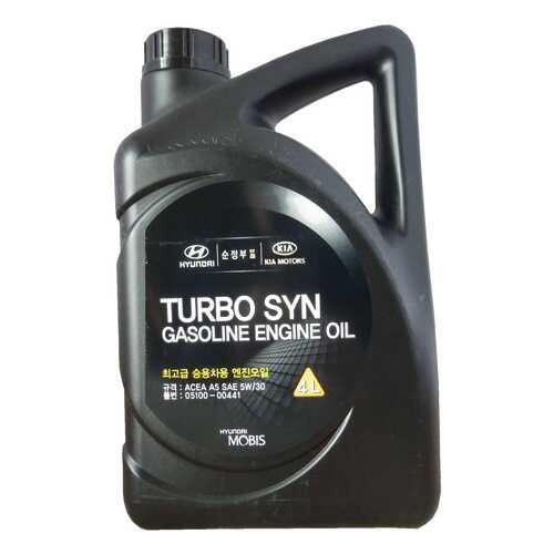 Моторное масло Hyundai Turbo SYN Gasoline Engine Oil SAE 5W-30 4л в Башнефть