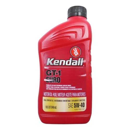 Моторное масло Kendall GT-1 Euro Full Synthetic 5W-40 0,946л в Башнефть
