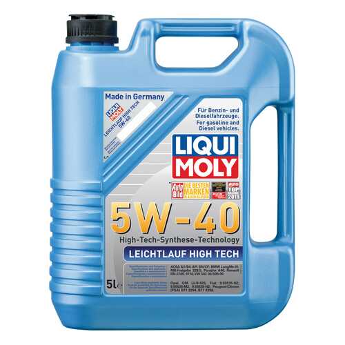 Моторное масло Liqui moly Leichtlauf High Tech 5W-40 5л в Башнефть
