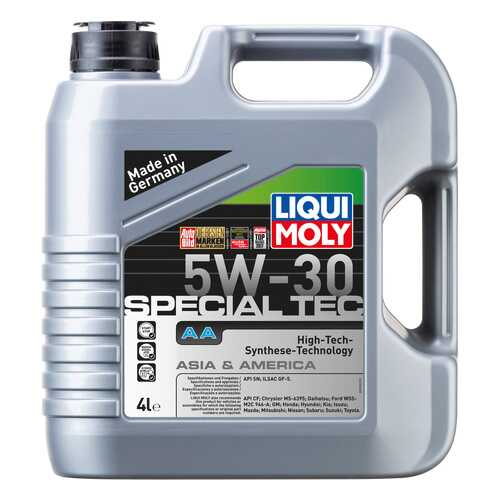 Моторное масло Liqui moly Leichtlauf Special AA 5w-30 4л в Башнефть