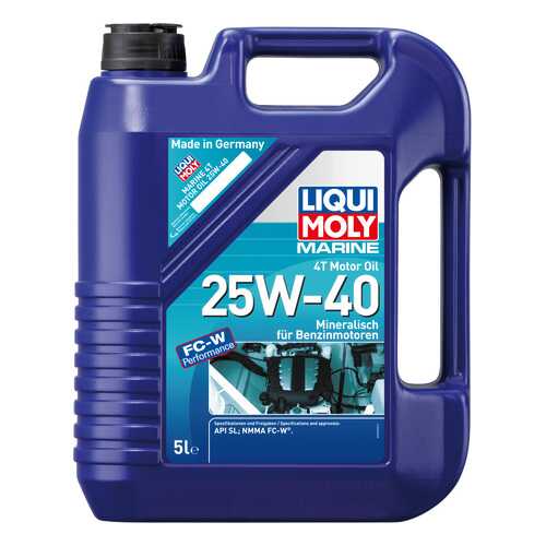 Моторное масло Liqui moly Marine 4T 25W-40 5л в Башнефть