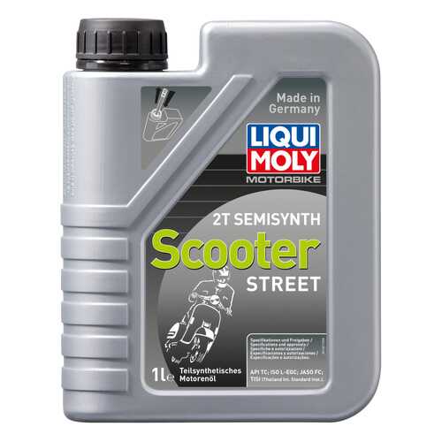 Моторное масло Liqui moly Motorbike 2T Semisynth Scooter TC 10W-30 1л в Башнефть