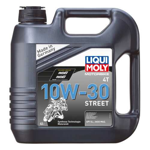 Моторное масло Liqui moly Motorbike 4T Street 10w-30 4л в Башнефть