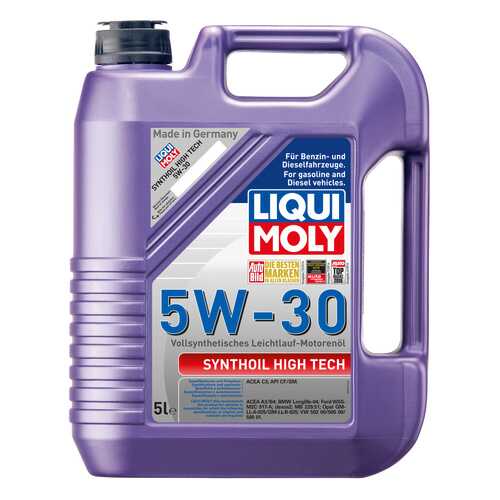 Моторное масло Liqui moly Synthoil High Tech 5W-30 5л в Башнефть